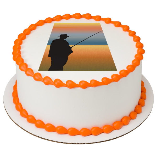 Fishing PhotoCake® Edible Image®