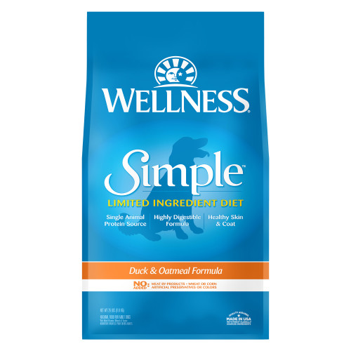 Wellness Simple Grained Duck and Oatmeal Front packaging