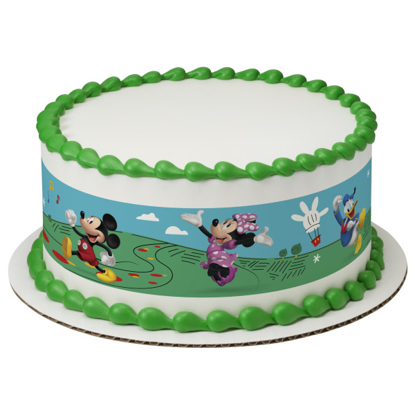 Disney Jr. Mickey Mouse Clubhouse Meet Me at the Clubhouse PhotoCake® Edible Image® Strips