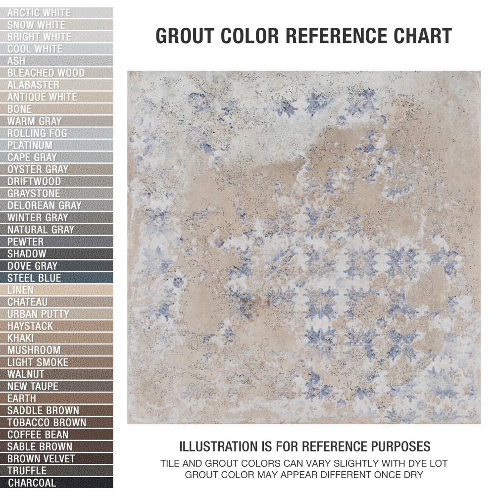 Antigua Deco Beige 13 in. x 13 in. Porcelain Floor and Wall Tile