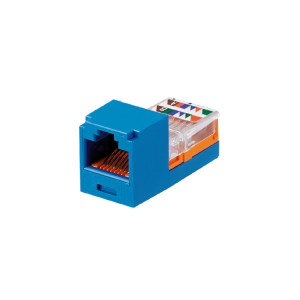 Mini-Com® TX5e™ Cat 5e Leadframe Style UTP Jack Module, Blue