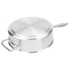 6-quart Intrigue® stainless steel sauté pan in mirror finish