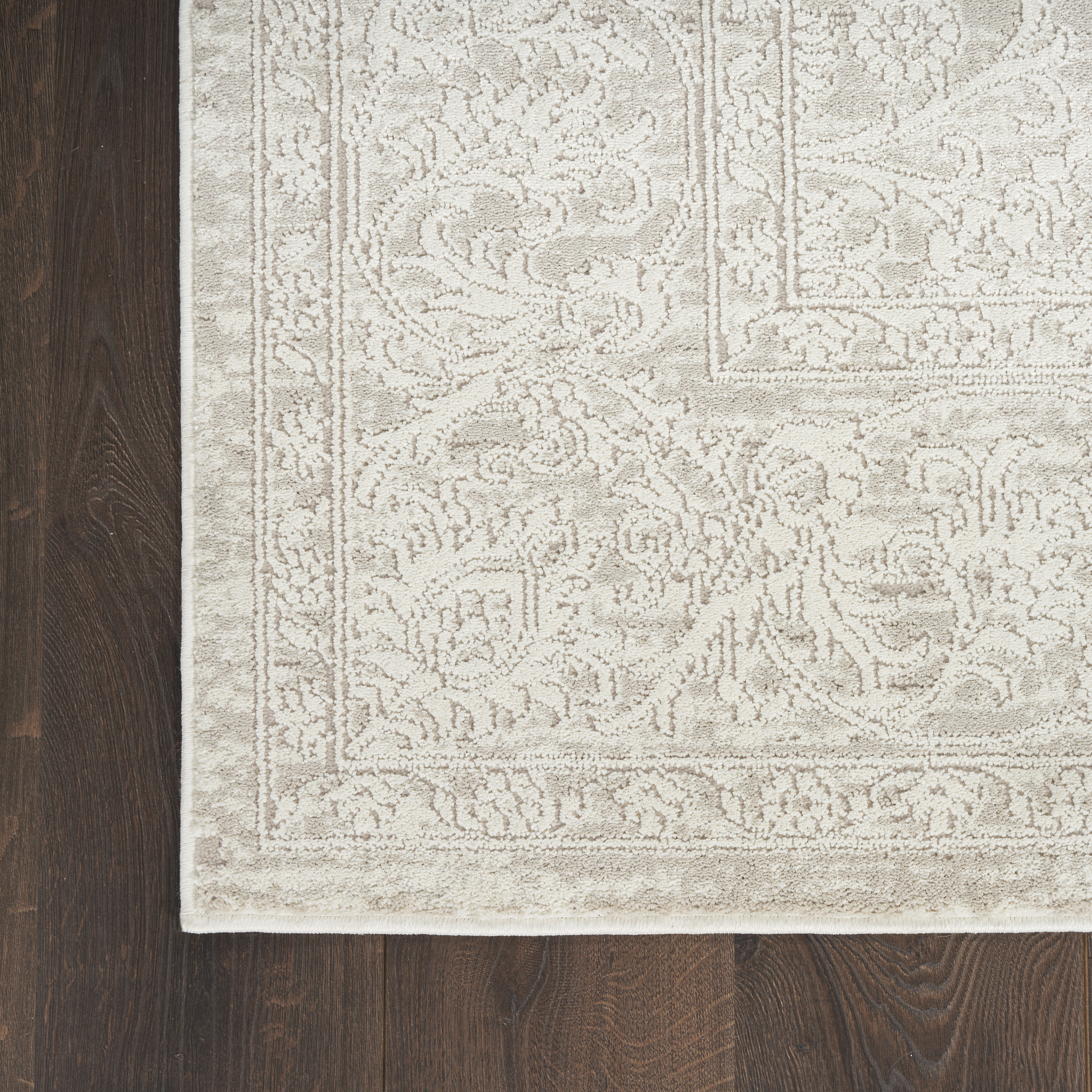 Nourison Eco Cycle 2'2" x 7'6 Ivory Beige Vintage Indoor Rug