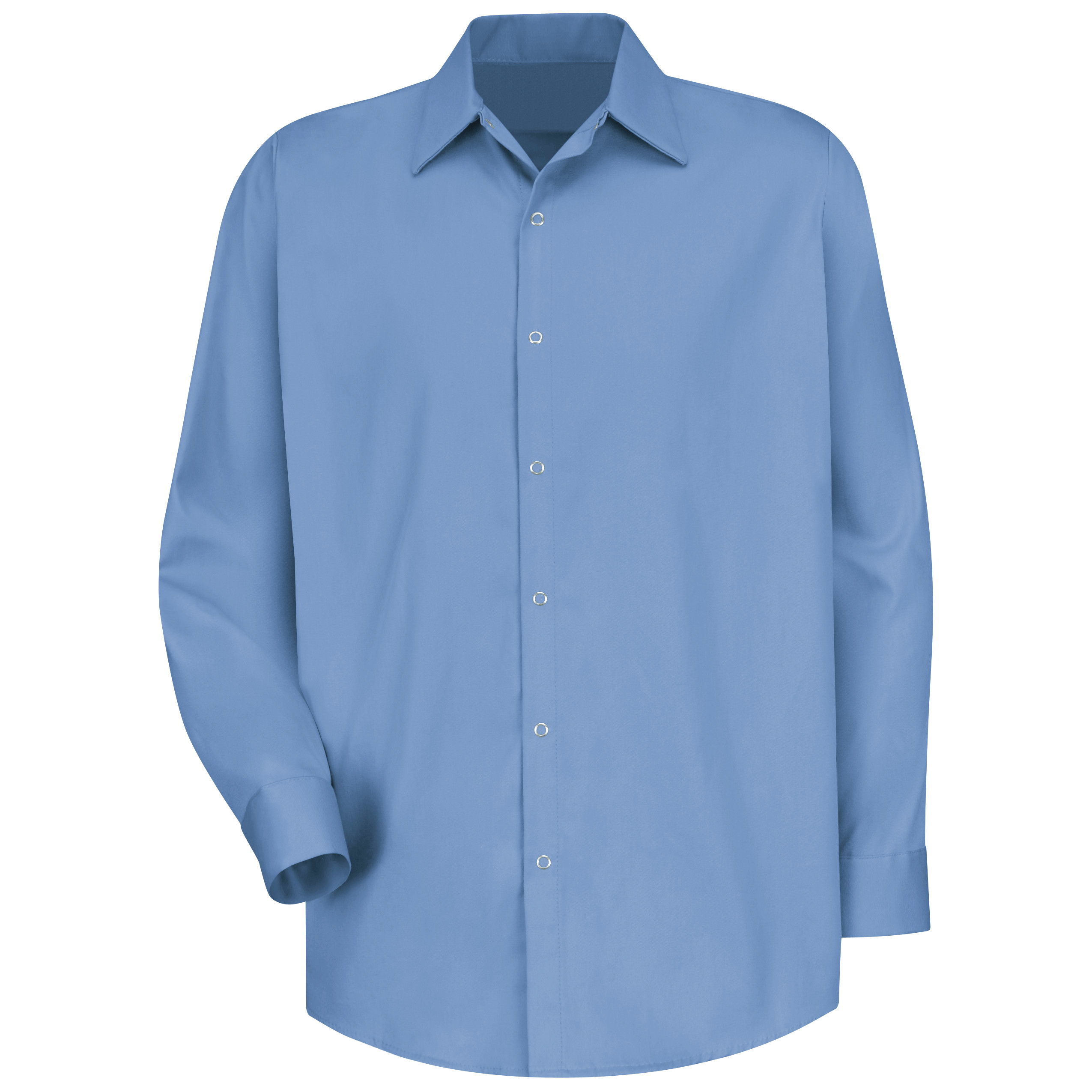Men‘s Long Sleeve Specialized Cotton Work Shirt-Red Kap