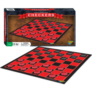 Classic Checkers Board Game