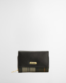 Lederportemonnaie Rosa French Black/Ancient
