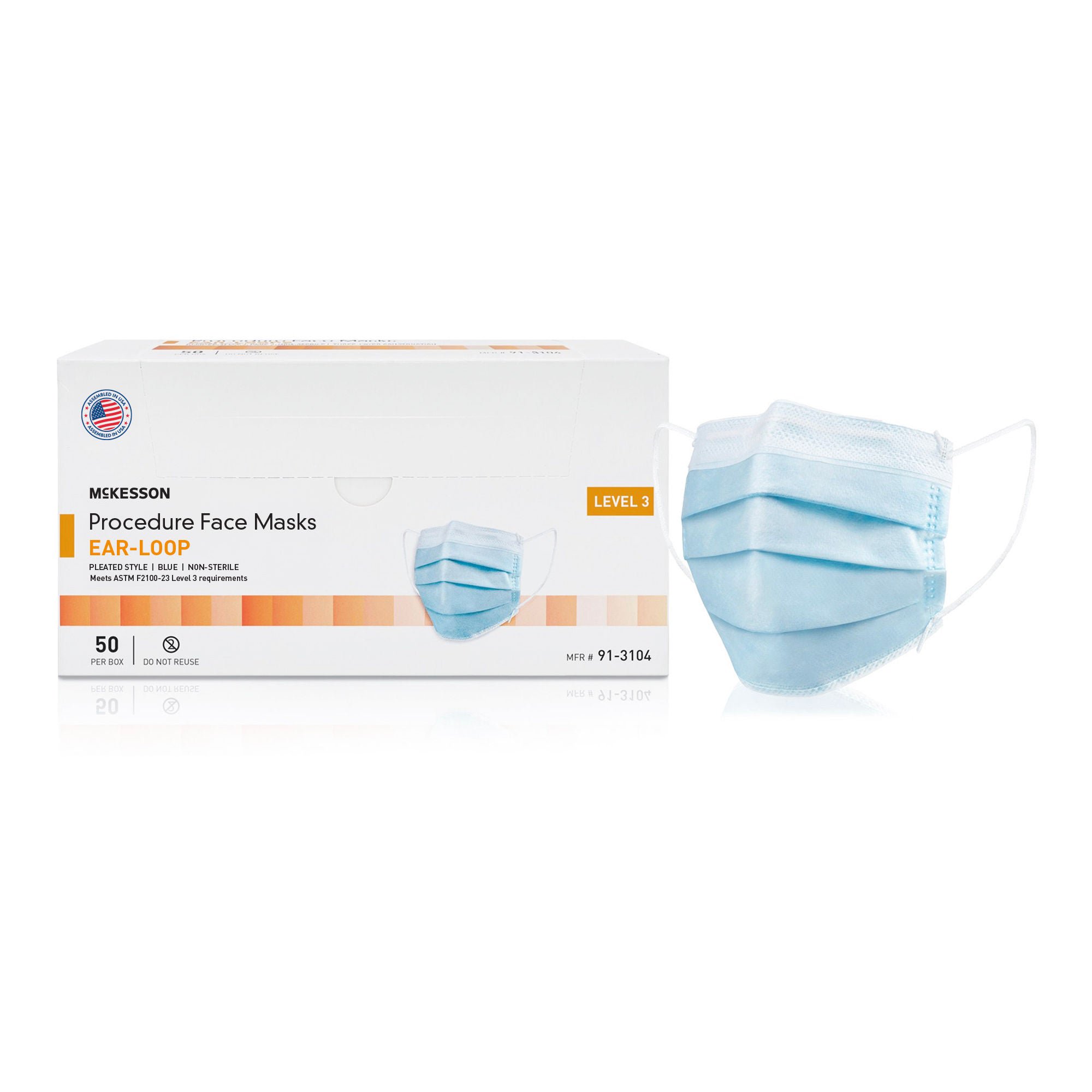 McKesson Procedure Masks, ASTM Level 3