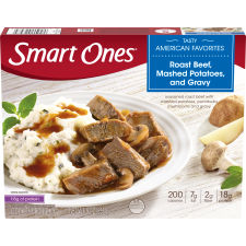 Smart Ones Roast Beef, Mashed Potatoes & Gravy with Portabella Mushrooms, 9 oz Box