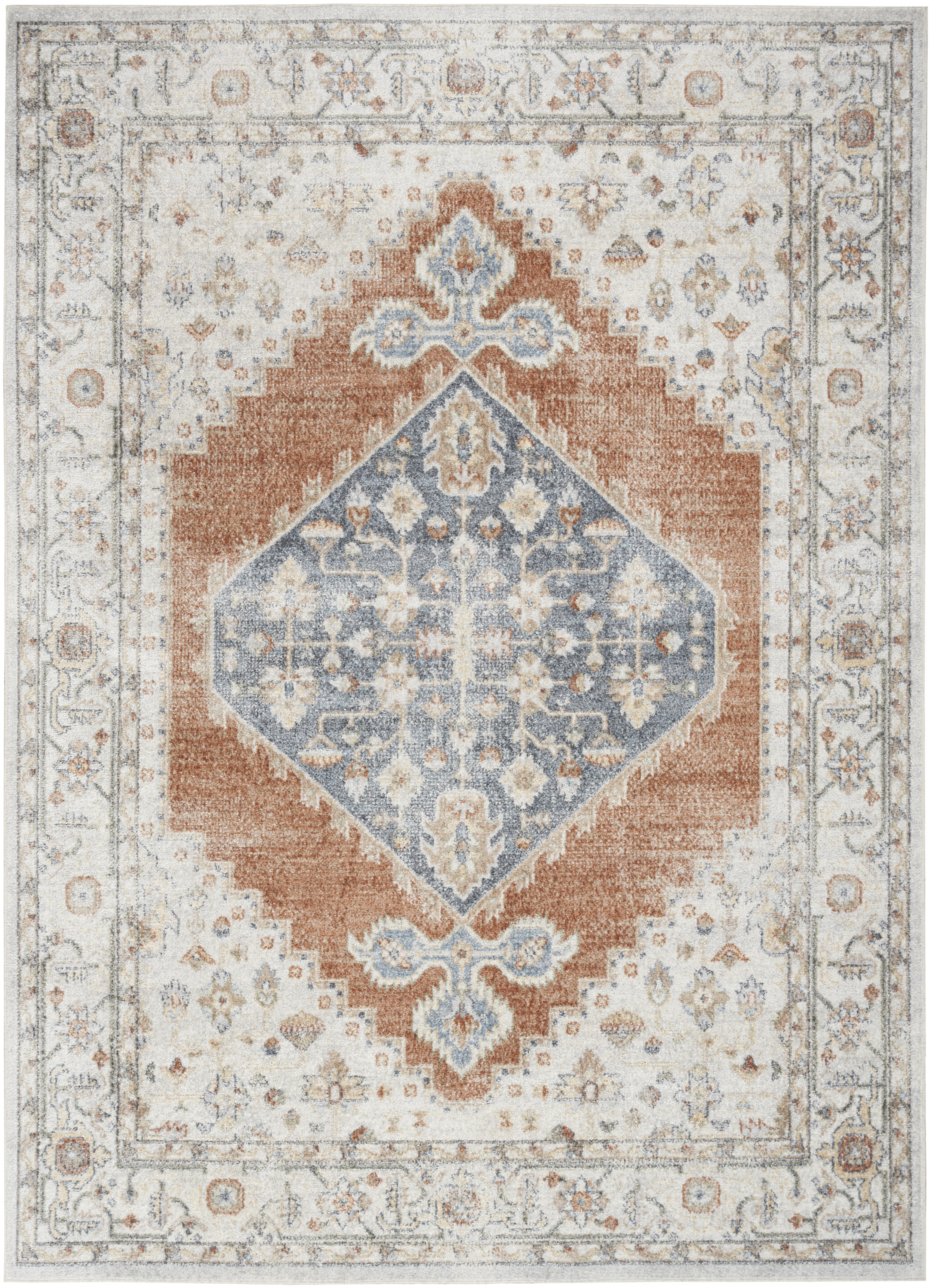63.00" x 84.00" x .25" Astra Machine Washable Turkey N1681