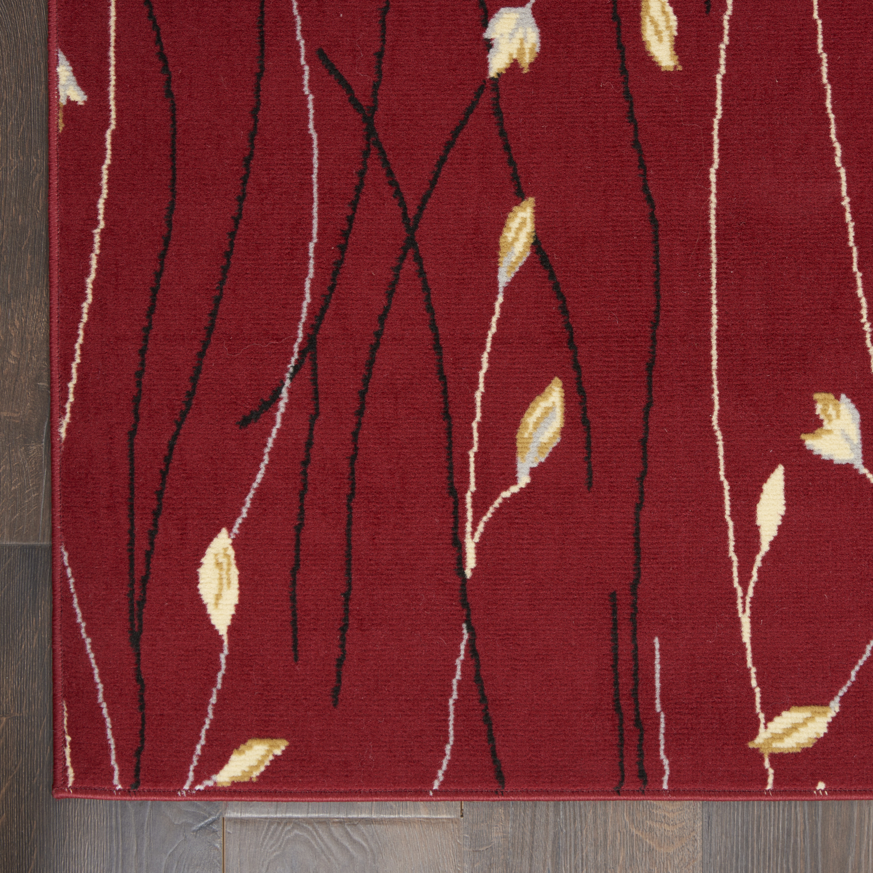 Nourison Grafix 6' x 9' Red Contemporary Indoor Rug