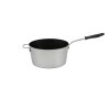 10-quart Wear-Ever® tapered aluminum saucepan with SteelCoat x3™ nonstick coating and silicone handle