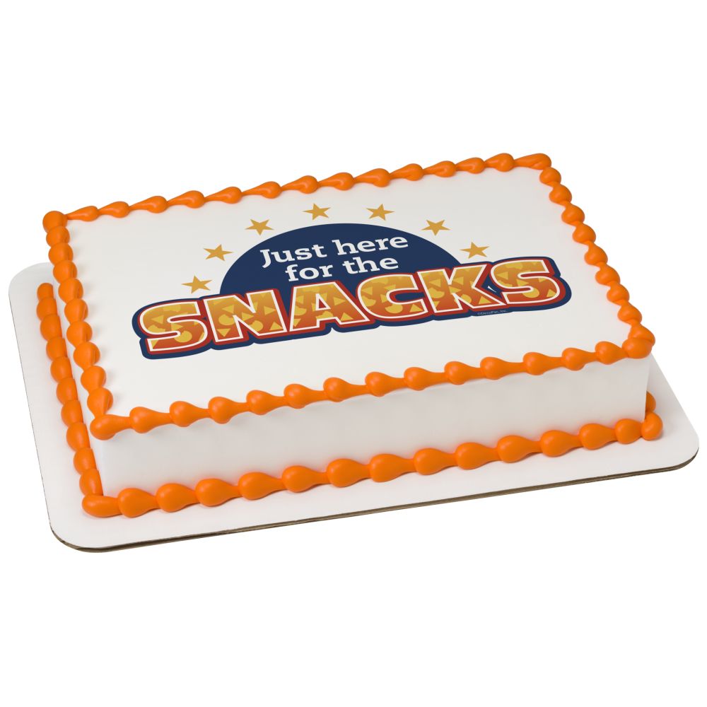 Image Cake Just here for the snacks