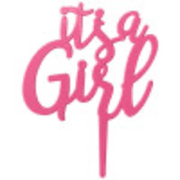 It S A Girl Cake Topper | DecoPac