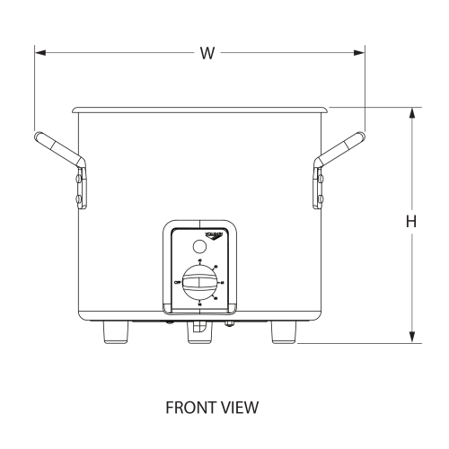 Engineering front view