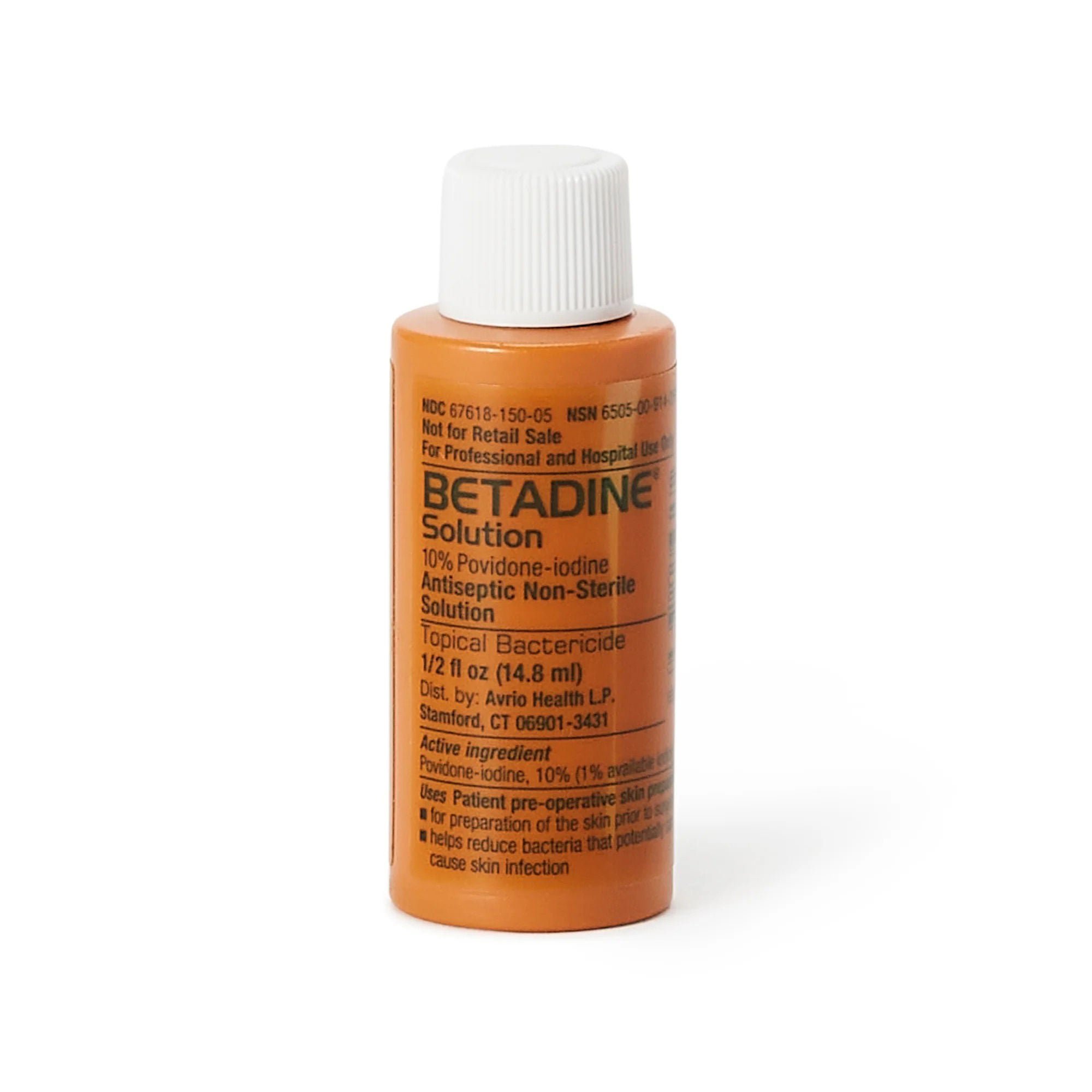 Betadine® 10% Povidone-Iodine First Aid Antiseptic Solution, 1/2-ounce Bottle