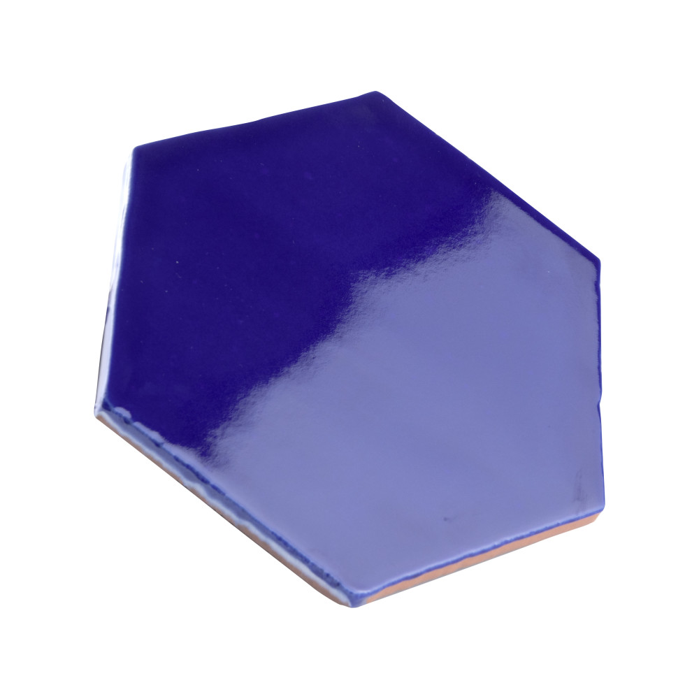 Viva Hex Azul 5-7/8 in. x 6-3/4 in. Ceramic Wall Tile