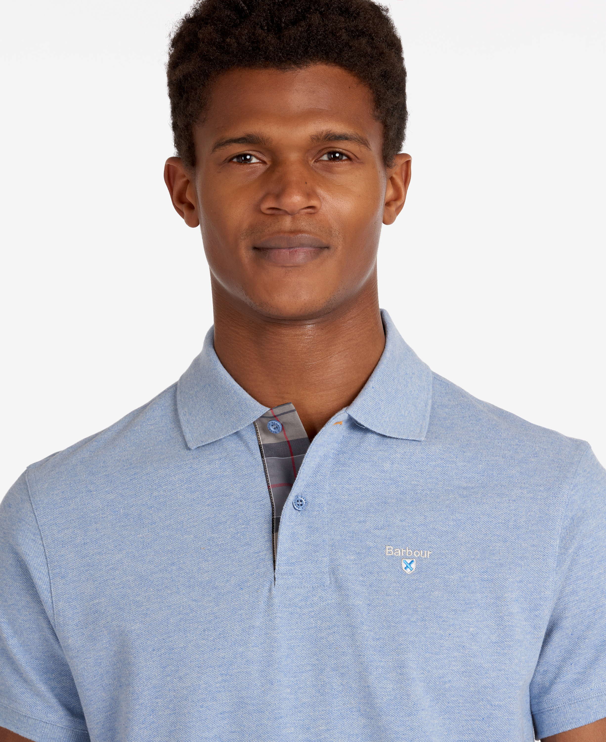 Tartan Pique Polo Shirt image number 3
