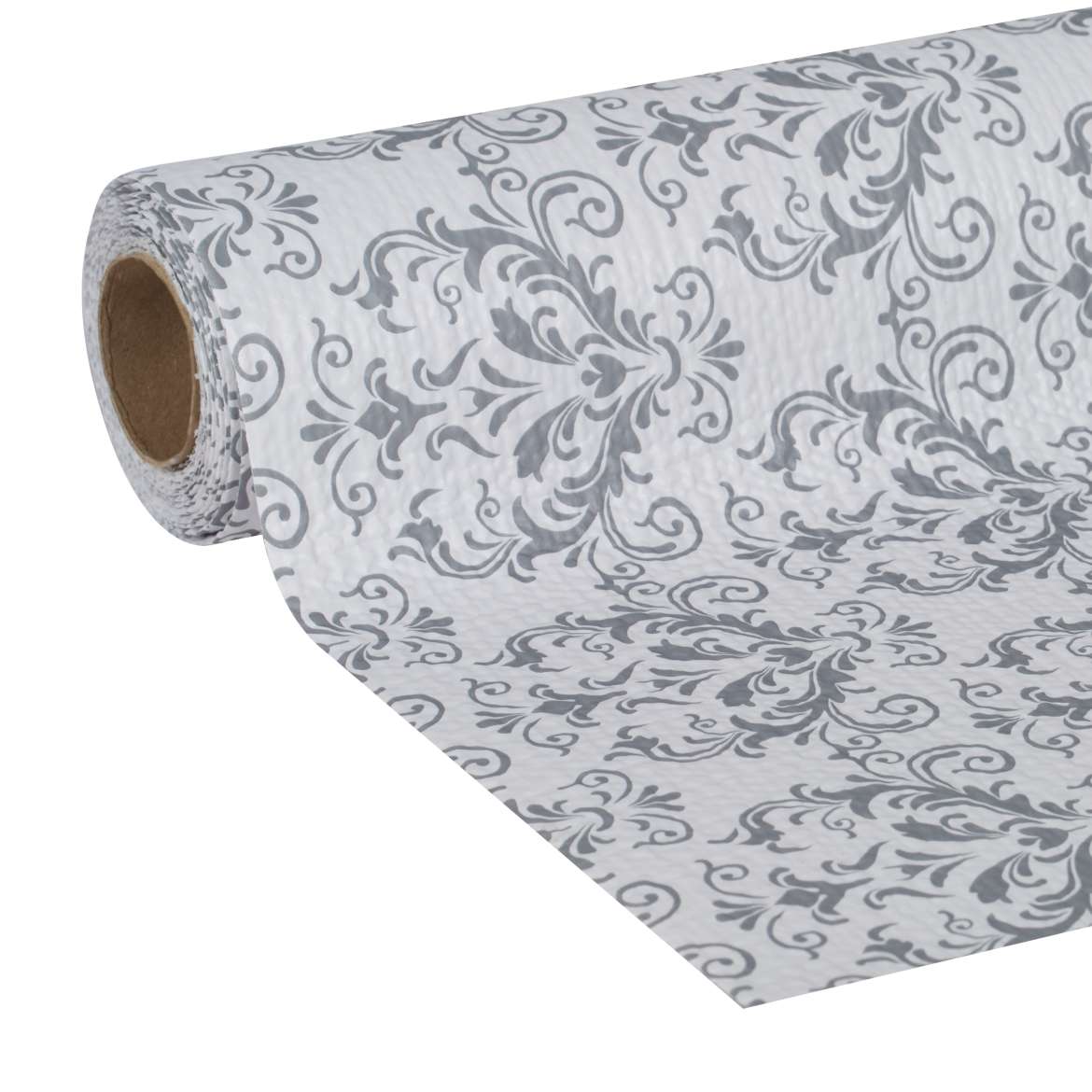 Smooth Top EasyLiner Shelf Liner, Grey Damask, 20 in x 6… Duck Brand