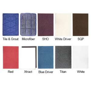 Square Scrub,  Starter Floor Pad Kit for EBG-20/C Pivot Machines, 14"x20, Assorted