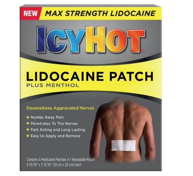 Icy Hot® Max Lidocaine Pain Relief Patch