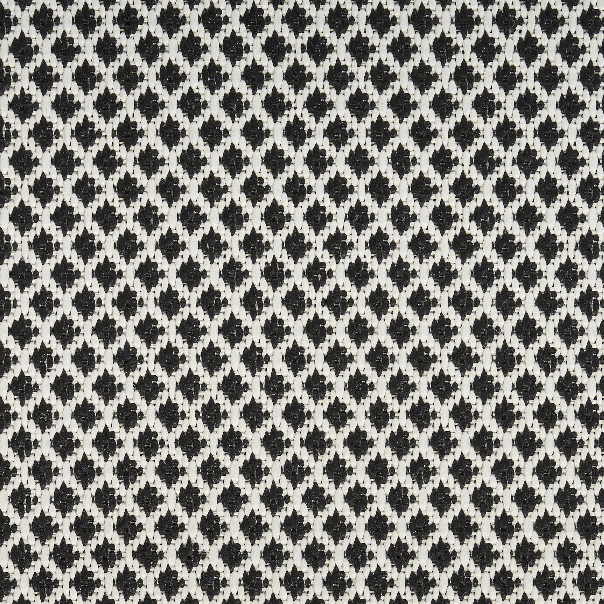 Nourison Courtyard 2'2" x 10' Black White Modern Rug