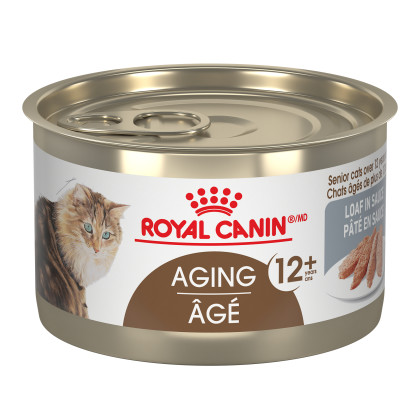 Royal Canin Feline Health Nutrition Aging 12+ Loaf In Sauce Canned Cat Food