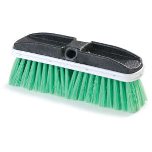 Carlisle, Flo-Pac®, 10in, Flo-Thru Brush with Flagged Bristles, Nylex Bristles, Green