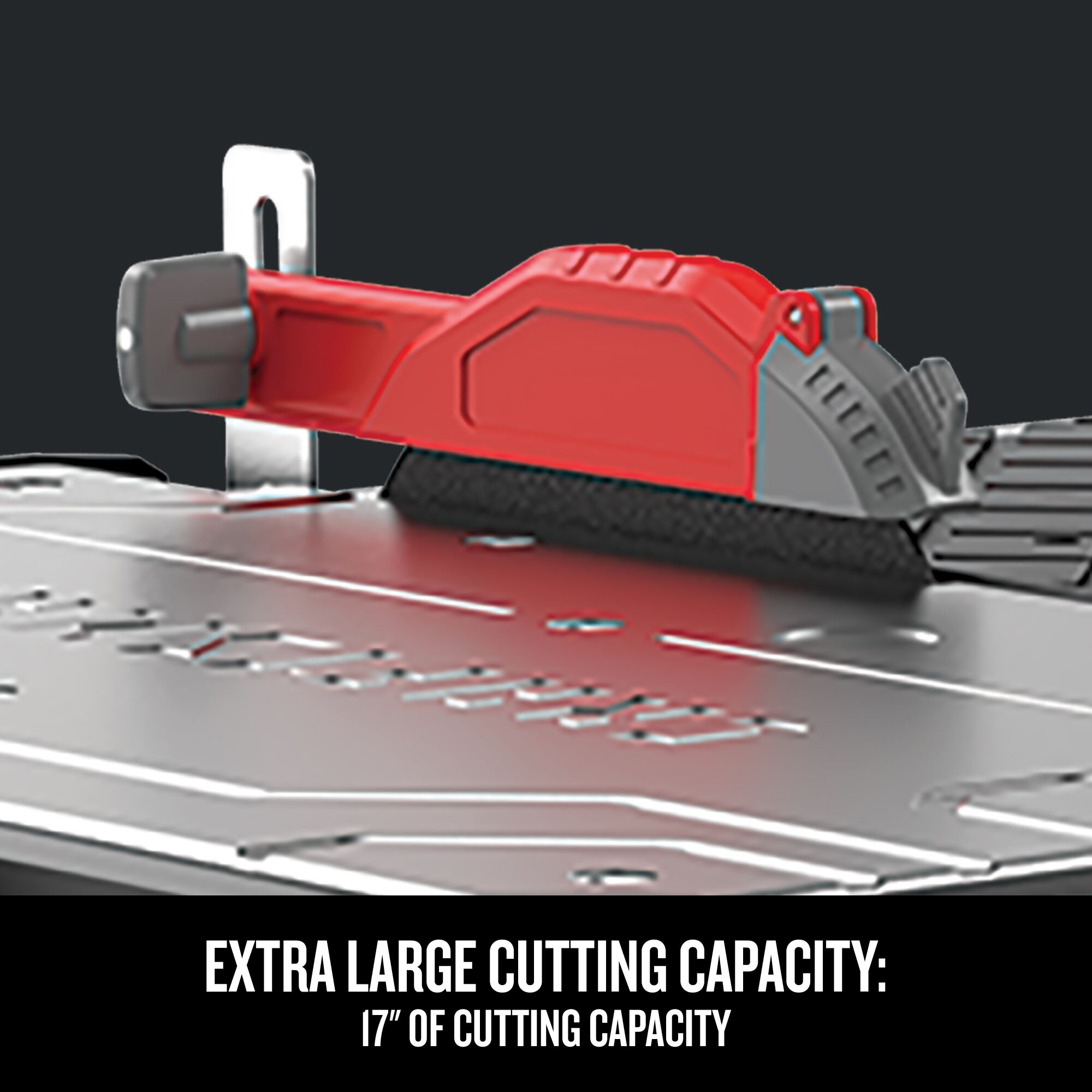 Graphic of CRAFTSMAN Tile Saw highlighting product features
