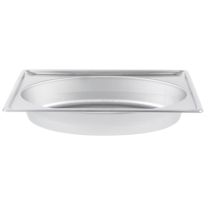 Full-size 4-inch-deep Super Pan® stainless steel super shape oval wild pan