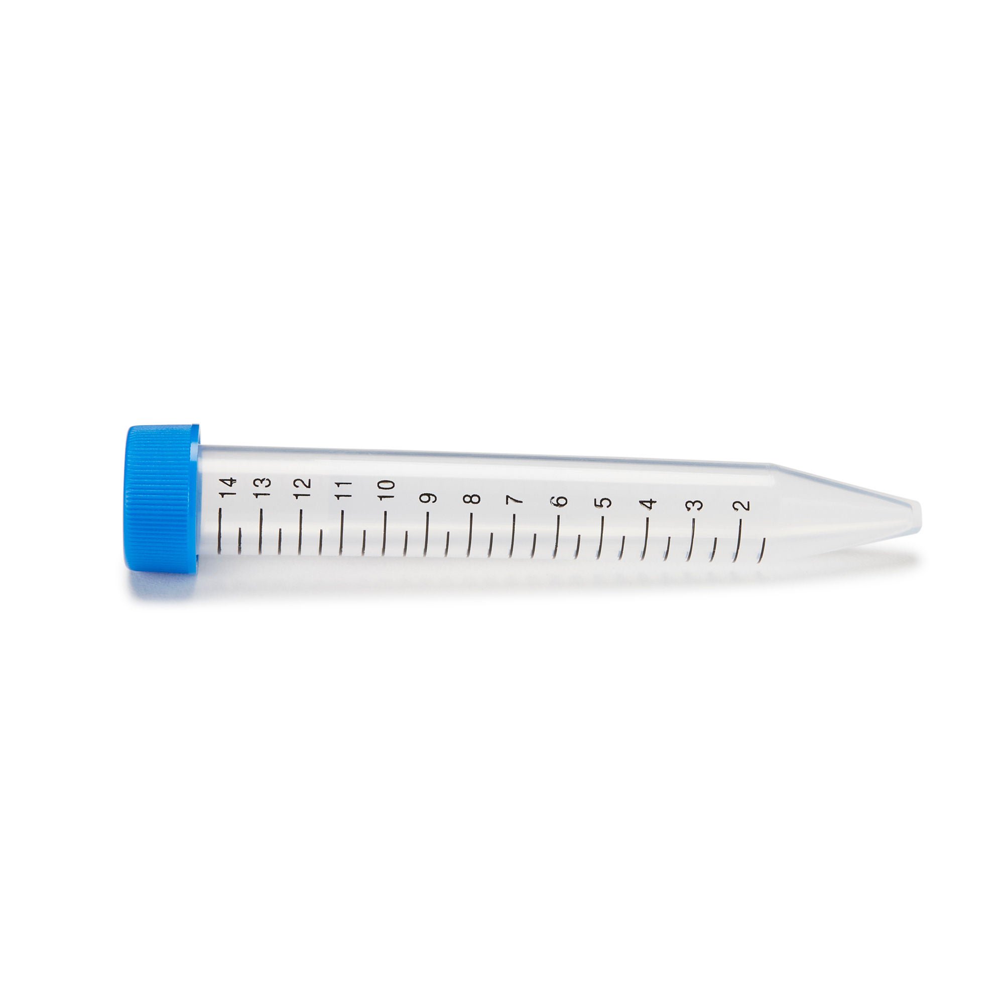 McKesson Centrifuge Tube, 15 mL, 17 x 120 mm, Blue Screw Cap