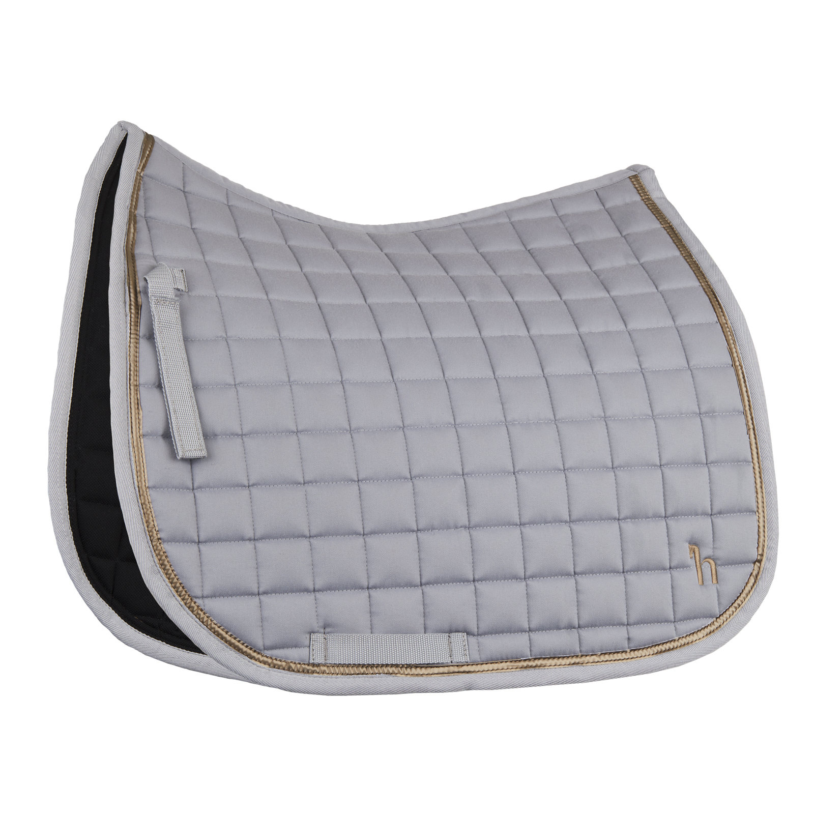 Horze Munich Dressage Saddle Pad with Metallic Piping