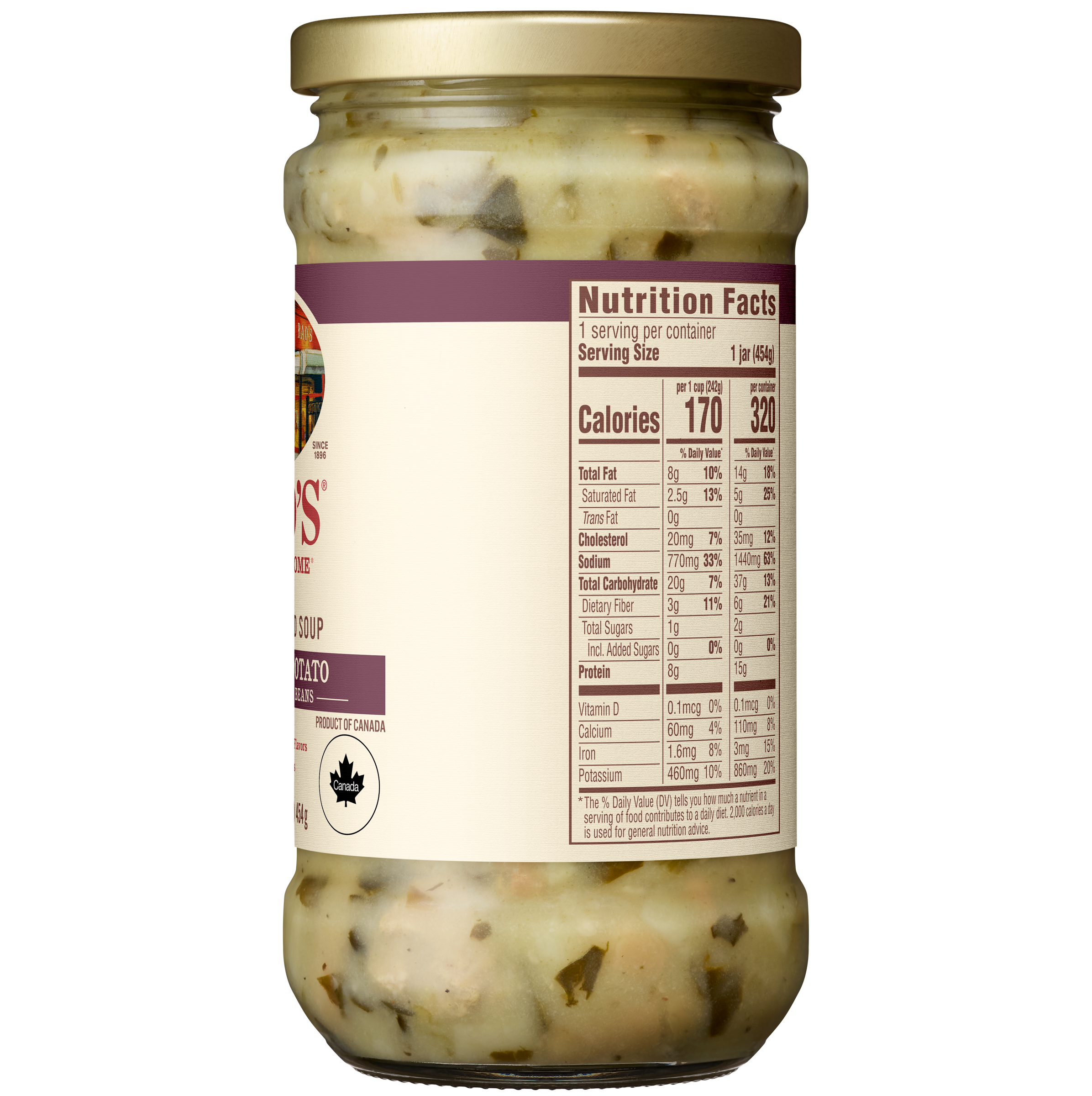 Sausage & Potato with Cannellini Beans Soup, 16 oz - Right Image