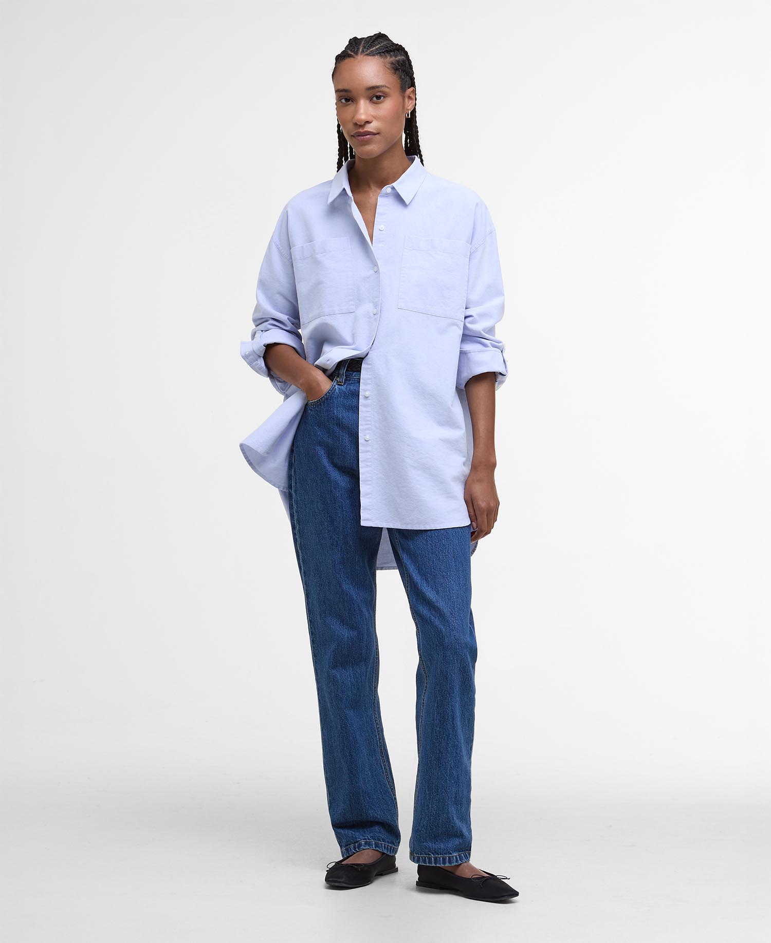 Camicia Oxford oversize Highclere image number 1