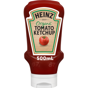  Heinz Organic Ketchup Tomato Sauce 500mL 