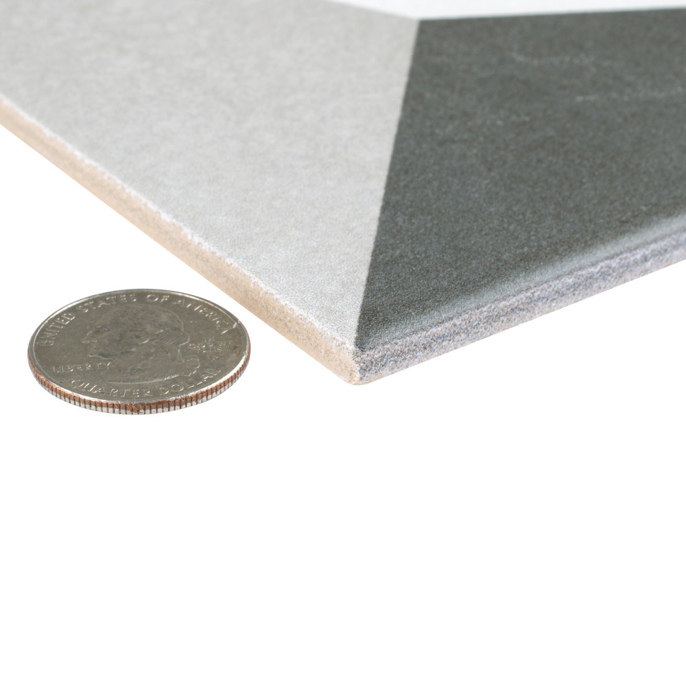 Twenties Diamond 7-3/4 in. x 7-3/4 in. Ceramic Floor and Wall Tile