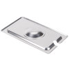Fourth-size Super Pan V® slotted stainless steel cover
