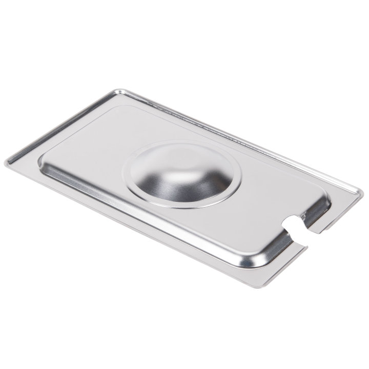 Fourth-size Super Pan V® slotted stainless steel cover