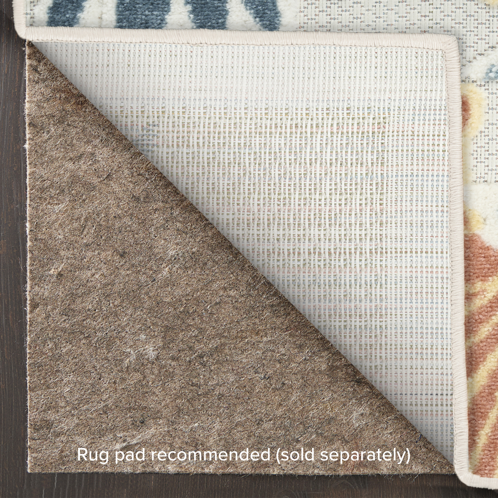 Nourison Aloha 7'10" x 10'6" Ivory Rose Outdoor Rug