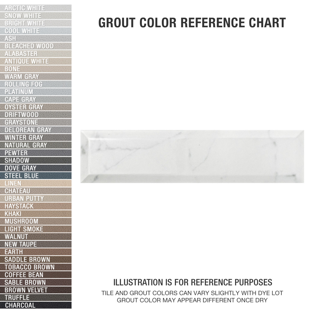 Classico Carrara Glossy Metro 3 in. x 12 in. Ceramic Wall Tile