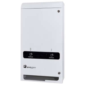 Hospeco, Evogen, EVNT3 No-Touch Dual Vendor, White Metal