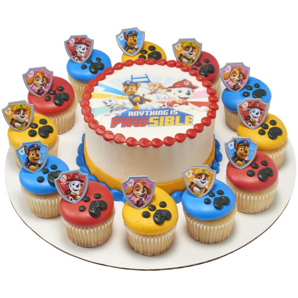 PAW Patrol Reporting for Duty Cupcake Rings