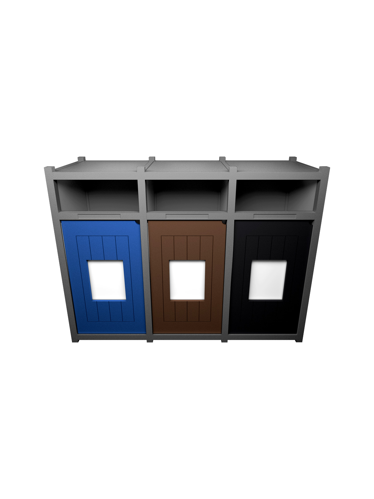 VISION – Triple – Unit – Full – Grey-Blue-Brown-Black
