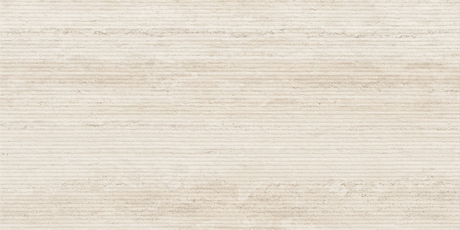 IN.CONTRO In Ivory 24×48 Lines Decorative Tile Natural Rectified