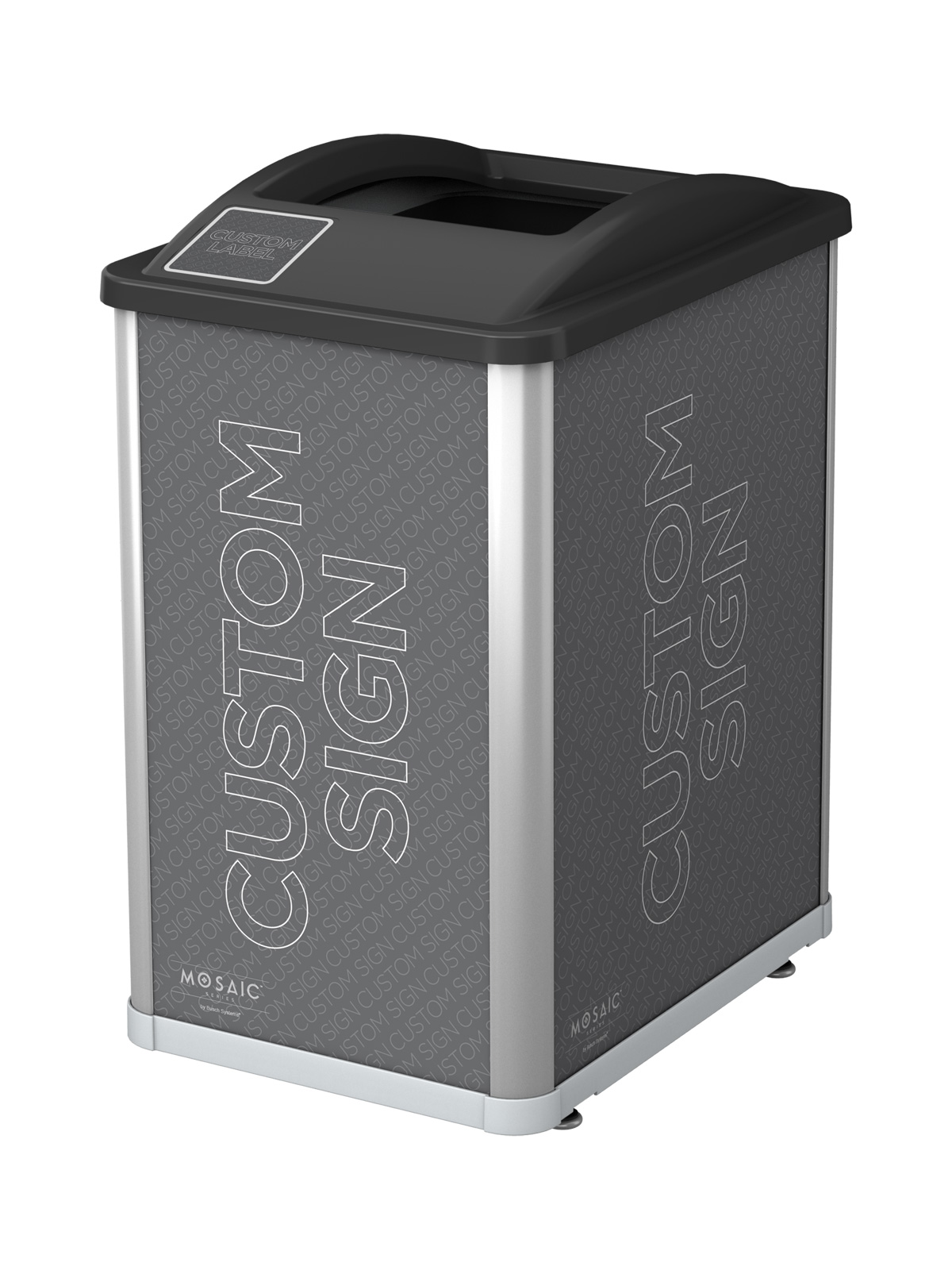 MOSAIC – Single – Junior – Multi – Full – Silver-Black