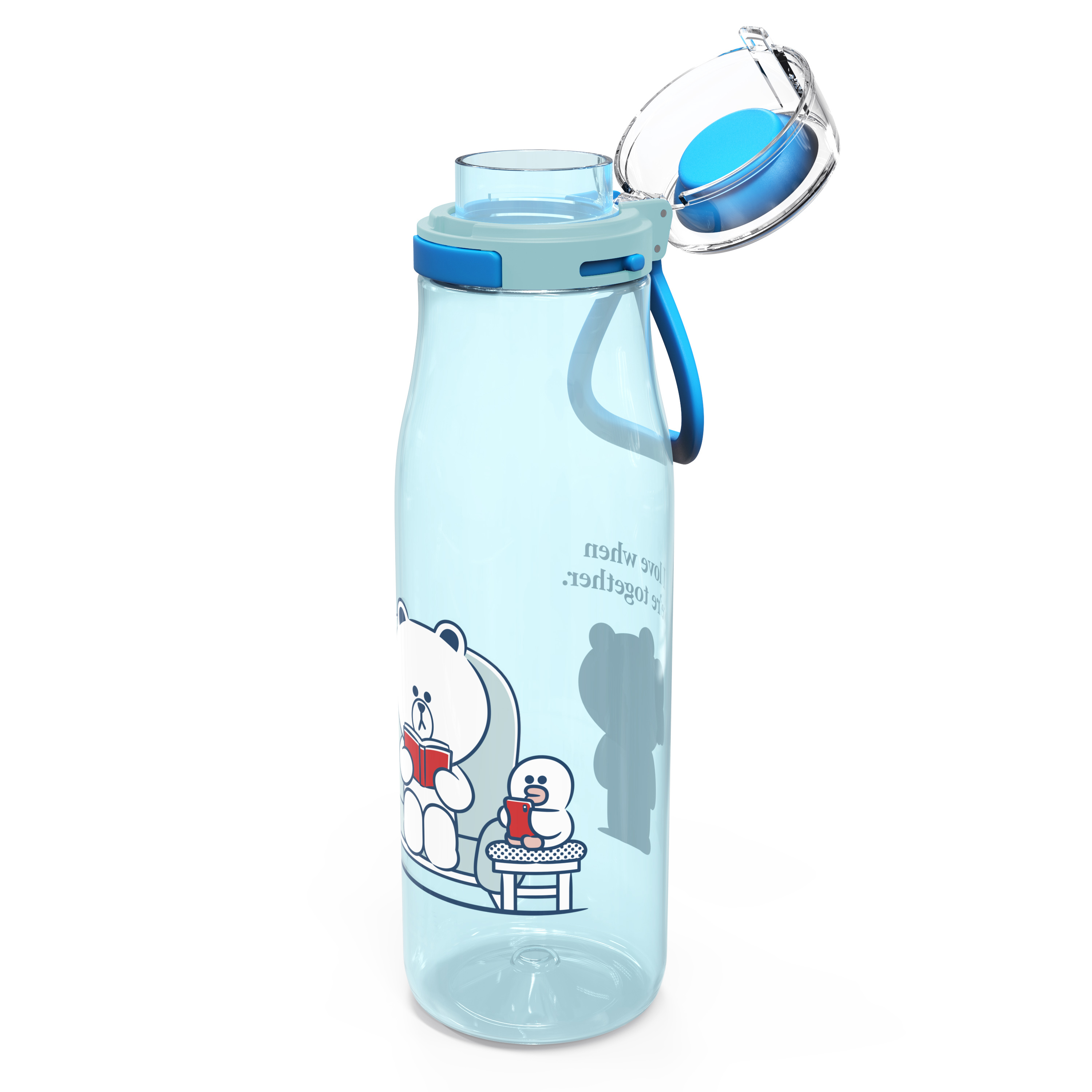 Line Friends 25 ounce Water Bottle, Brown and Sally slideshow image 3