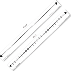 Student F.U.N. Empty Number Line - Set of 10