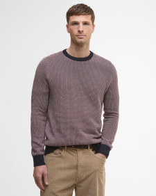 Wells Crew Neck Jumper Navy