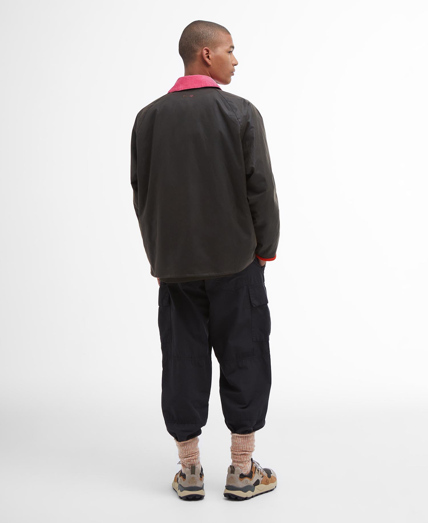 Barbour x Flower Mountain Oversized Transport Waxed Jacket image number 2