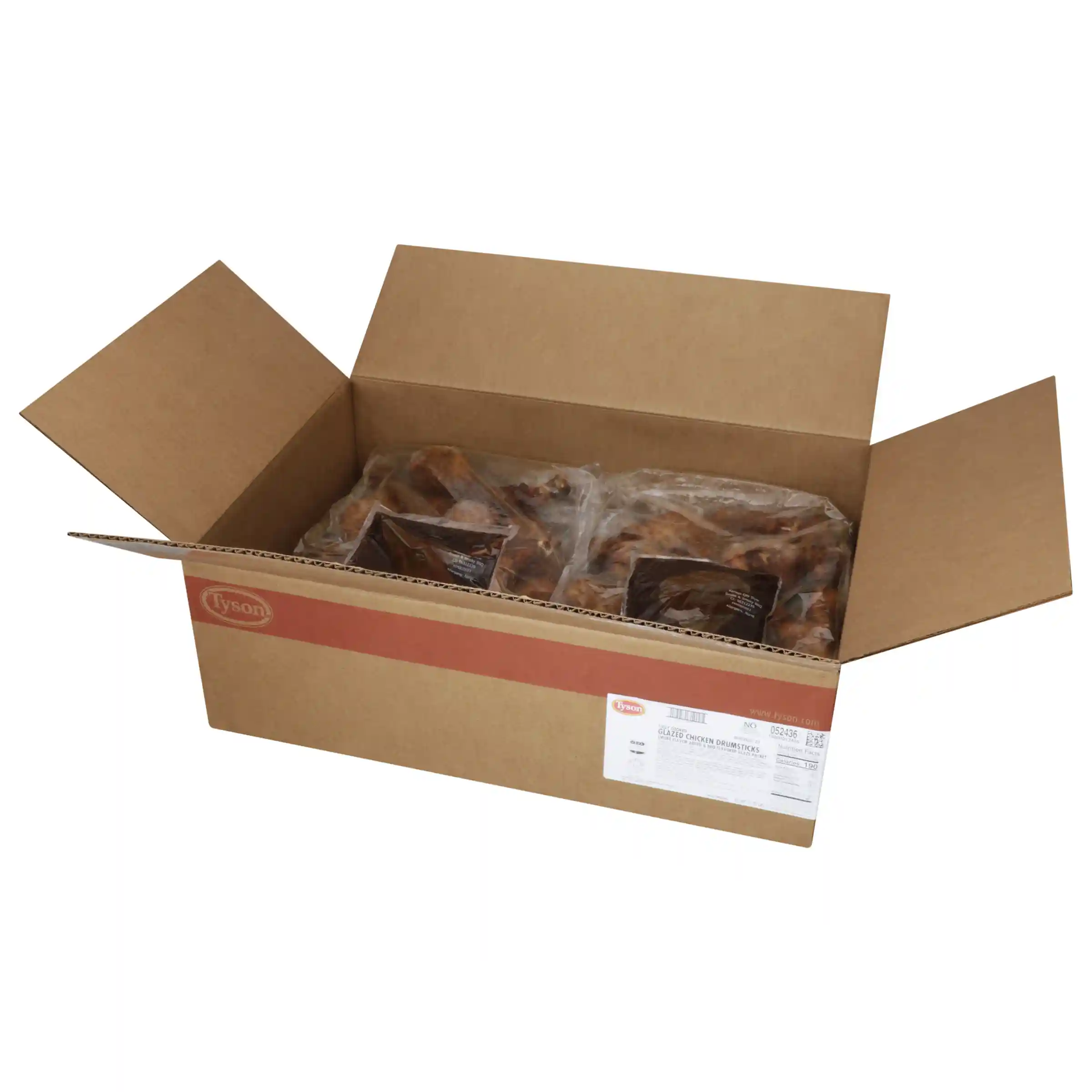 Tyson® Fully Cooked Unbreaded Chicken Drumsticks With BBQ Sauce Packets_image_4