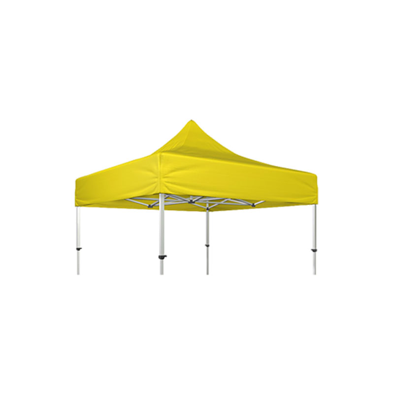 Non-Printed Yellow Tent Fabric Canopy